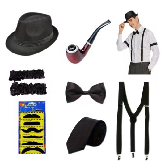 Men'S Accessories In The 1920S - Kostum Gangster Gatsby Pria Era 1920-an,