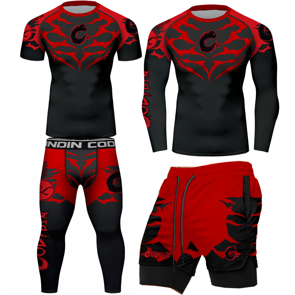 Men'S Kimono Accessories - Kimono Jiu Jitsu Mma Baru Kaos+Celana