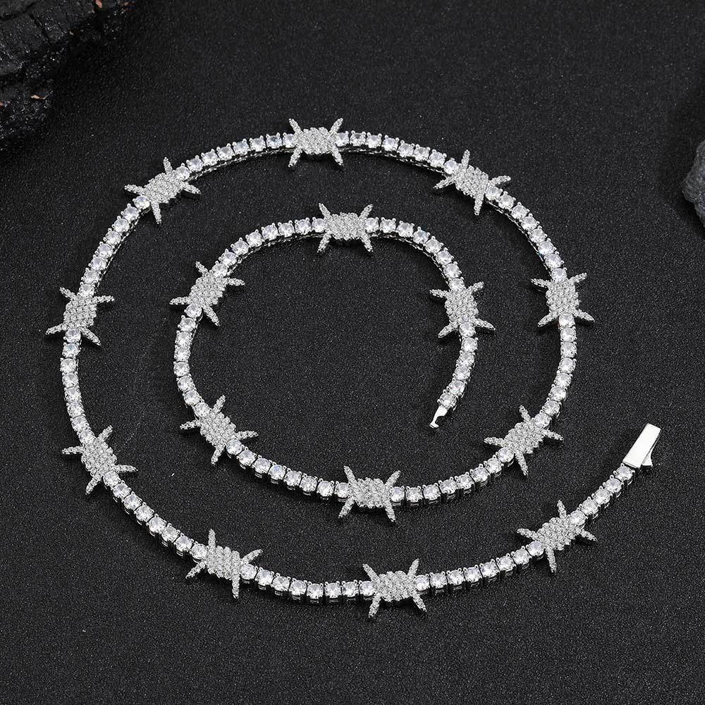 Kalung Rantai Tenis Kawat Berd - Men Accessories Neck Chain ulasan dan harga