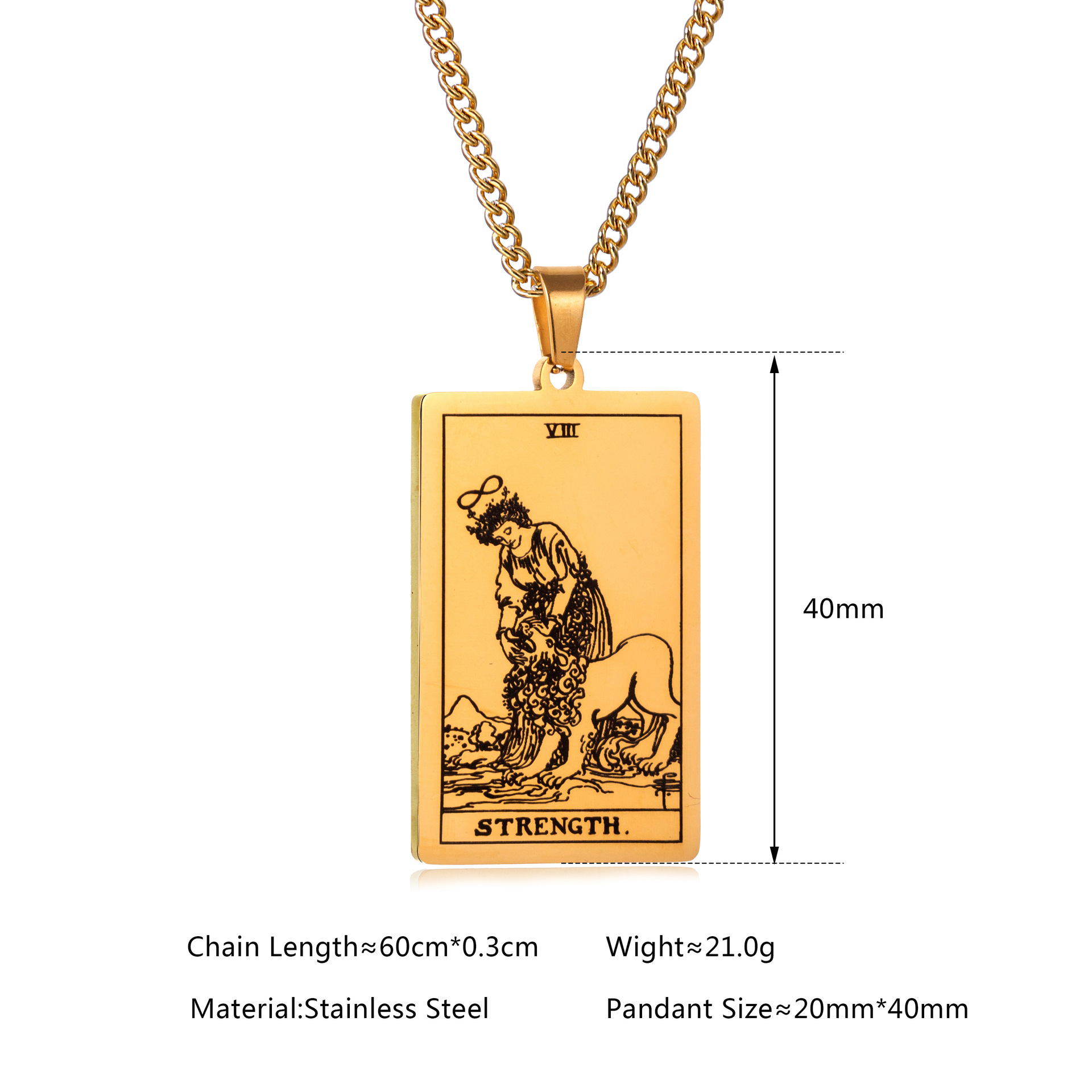 Kalung rantai baja tahan karat - Men Accessories Neck Chain ulasan dan harga